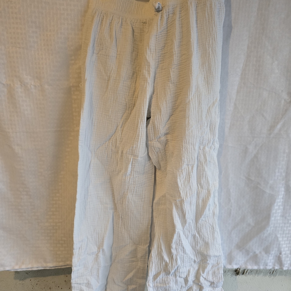 Elegant White Wide Leg Pants